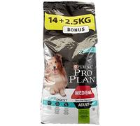 PRO PLAN Sensitive Digestion Medium Pienso para perros adultos rico en cordero 14kg + 2.5kg + ¡Sorpresa para el Perro GRATIS!
