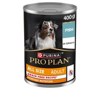 Pro Plan Everyday Nutrition Grain Free - Alimento en salsa sin cereales para perro adulto - Pescado - Cantidad: 12 x 400 g