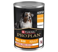 Pro Plan Everyday Nutrition Grain Free - Alimento en salsa sin cereales para perro adulto - Pollo - Cantidad: 400 g