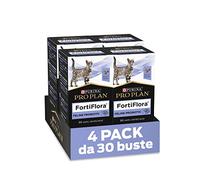 Pro Plan Forti Flora - Alimento complementario para Gatos (4 x 15 g) | Alimento complementario para gatos para apoyar la salud intestinal con probióticos