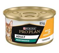 Pro-Plan Gato Adult Latt. Bocconi Po/Ri Gr. 85 | Comida Gato Adulto Sabor Pollo en Terrina - Ayuda para mantener una buena salud urinaria - Comida Gato equilibrado