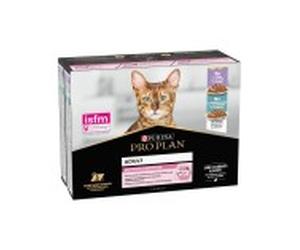 Pro plan húmedo gato adulto pescado y pavo 10x85 gr