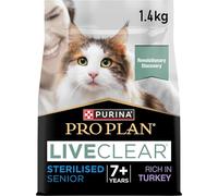 Pro Plan Liveclear pienso gato Esteril. Senior reductor alérgeno 6x1,4 kg