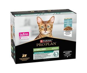 Pro Plan Multipack Sterilised Sobre de Pescado del Océano para Gatos 10 x 85 gr