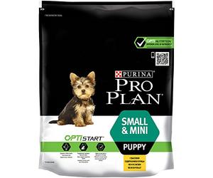 Pro Plan Purina Comida Seco para Cachorros Pequeños y Mini con Optistart, Sabor Pollo - 700 g