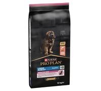 Pro Plan Sensitive Skin Large Robust Puppy - Pienso para cachorro de raza grande con piel sensible - Salmón - Cantidad: 12 kg