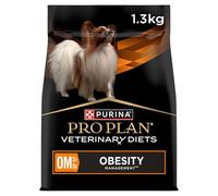 PRO PLAN VETERINARY DIETS OM - Alimento seco para perros pequeños y pequeños, 1,3 kg