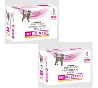 Pro Plan Veterinary Diets UR Urinary Cat | Paquete Doble | 2 x 10 x 85 g | Bolsitas Frescas con Pollo| Puede Ayudar y apoyar el Control de Peso