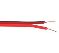 Pro Power 7/0.2RBCOPPER10 m 7 x 0,2 m cable para altavoces, figura 8, rojo y negro, 10 m