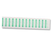 Pro Power 7827287 Etiqueta de calibración de tela de nailon, 16 mm x 38 mm, verde, paquete de 350 unidades