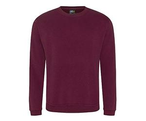 Pro RTX - Sudadera Unisex de Trabajo | Manga Larga Para Hombre y Mujer | Cómoda y Elegante Para el Día a Día y el Trabajo | Talla S - 7XL, Granate