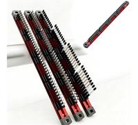 Pro-Series Aluminum Magnetic Hex Bit Organizer Sliding Rail Heavy Duty Holder High Strength Magnetic Secure Grip 40 Slot High Capacity CNC Machined Compact Storage Fast Access for Workshop(1pc)