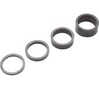 PRO Set de espaciadores Carbon negro 1 1/8"
