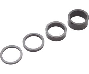 PRO Set de espaciadores Carbon negro 1 1/8"