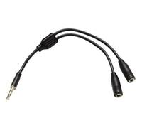 Pro Signal 6IN - Cable Adaptador en Y (3,5 mm, 3,5 mm Macho a 2 Hembra de 3,5 mm)