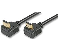 Pro Signal - Cable HDMI macho de 90 grados a HDMI macho de 90 grados, 2 m, color negro