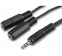 Pro Signal Divisor de Auriculares 3.5mm, Enchufe Estéreo a 2 Tomas, 1.5m