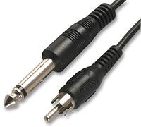 Pro Signal PSG03269 - Conector mono jack a Phono (RCA, 1,8 m), color negro