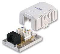 Pro Signal PSG08000 - Enchufe RJ45 de 1 puerto (1 puerto, cat. 6, sin blindaje