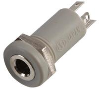 Pro Signal PSG08283 - Enchufe jack de 3,5 mm, 4 polos, color gris, paquete de 2