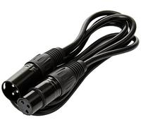 Pro Signal PSG3337-XLR-1.5M Cable de micrófono XLR macho de 3 pines a XLR hembra, 1,5 m, color negro