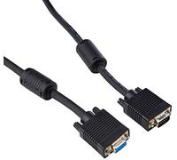 Pro Signal PSG90719 SVGA HD15 - Cable de monitor (1 m, conectores macho a hembra), color negro