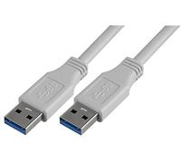 Pro Signal PSG91171 - Cable USB 3.0 macho a A macho, 2 m, color blanco