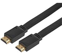Pro Signal PSG91298 - Cable HDMI de alta velocidad 4K UHD (macho a macho, perfil bajo, chapado en oro, 2 m), color negro