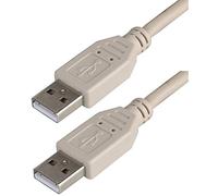 Pro Signal PSG91431 - Cable USB 2.0 A macho a A macho, 5 m, color gris