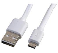 Pro Signal PSG91568 - Cable micro USB (1 m), color blanco