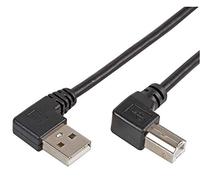 Pro Signal PSG91616 - Cable USB macho a B macho en ángulo recto (1 m)