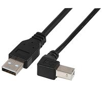 Pro Signal PSG91620 - Cable USB A a USB B en ángulo izquierdo, 1 m