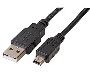 Pro Signal PSG91716 - Cable USB 2.0 A macho a mini B macho, 2 m, color negro