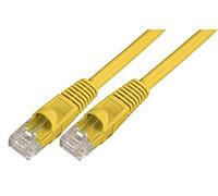 Pro Signal Snagless Cat6 UTP LSOH - Cable de Red Ethernet (0,5 m), Color Amarillo