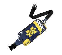 Pro Specialties Group Michigan Wolverines - Riñonera duradera, elegante y versátil para viajes, senderismo y uso diario