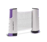 PRO-SPIN Red de Ping Pong Portátil - Red Retráctil para Cualquier Mesa con Bolsa de Almacenaje, Ideal para Casa u Oficina (Morado)