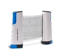 PRO-SPIN Red de Ping Pong Portátil - Red Retráctil para Cualquier Mesa con Bolsa de Almacenaje, Ideal para Casa u Oficina (Azul)