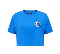 Pro Standard NBA Dallas Mavericks - Camiseta clásica de Chenilla de Manga Corta para Mujer, Color Azul Real, Talla 2XL