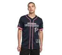 Pro Standard NFL Atlanta Falcons - Camiseta de Malla con Botones para Hombre, Color Negro y Rojo, Talla 2XL