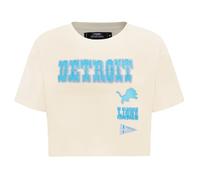 Pro Standard NFL Detroit Lions Retro Classics - Camiseta de Manga Corta para Mujer, diseño de cáscara de Huevo, Talla XL
