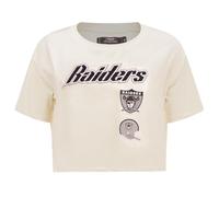 Pro Standard NFL Las Vegas Raiders Retro Classics - Camiseta de Manga Corta para Mujer, diseño de cáscara de Huevo, Talla 2XL
