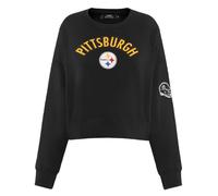 Pro Standard NFL Pittsburgh Steelers - Sudadera clásica de Chenilla con Cuello Redondo para Mujer, Color Negro, Talla 2XL