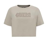 Pro Standard NFL San Francisco 49Ers - Camiseta de Manga Corta Neutra para Mujer, Color Gris Pardo, Talla XS