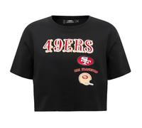 Pro Standard NFL San Francisco 49Ers Retro Classics - Camiseta de Manga Corta para Mujer, Color Negro, Talla XL