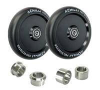 Pro Stunt Scooter Hollowcore - Ruedas para patinete (120 mm, con espaciador de titanio, solo para Blunt Prodigy S6, S7, S8, S9, X, KOS S5, Colt S5, color negro)