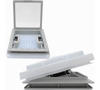 Pro-Styling - Claraboya para techo (28 x 28 cm, resistente a los rayos UV), color gris