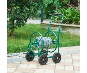 pro.tec Carrete para Manguera de Agua Pescaza Portátil Carro Portamangueras Pescaza (XL) Profesional (Conexiones: 3/4