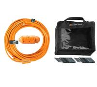 Pro tethering kit con cable 2.0 mini-b de 4.6m naranja - 5 pin