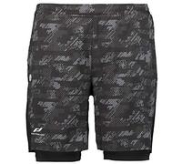Pro Touch - Pantalones Cortos 2 en 1 para Hombre, Hombre, Color AOP/Black Night, tamaño Small