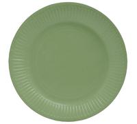 Pro Tovaglia - Ref. 79220i - 20 platos - diámetro 23 cm - cartón - verde oliva